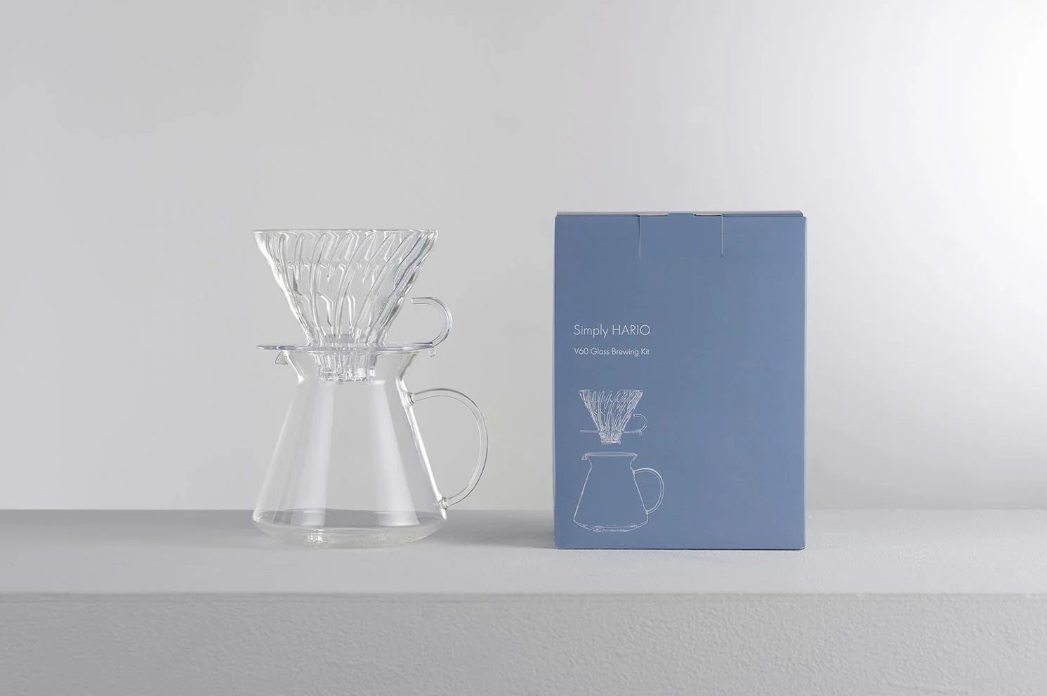 Simply Hario V60 Glass Brewing Kit (Size 02)